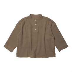 Huttelihut Elis shirt - Muslin - Nougat